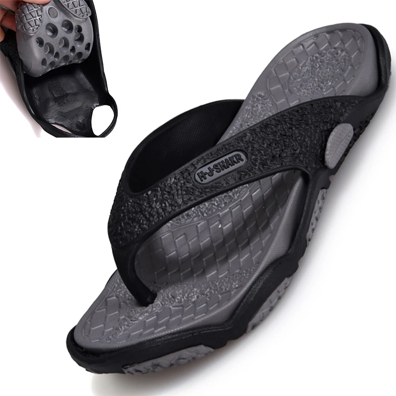 Top Trends: Hot Sale Large Size Men&#039;s Vacation Beach Sandals Travel Leisure Outdoor Light Flip-Flops Indoor Home Slippers 39-45 # Shoppable Styles