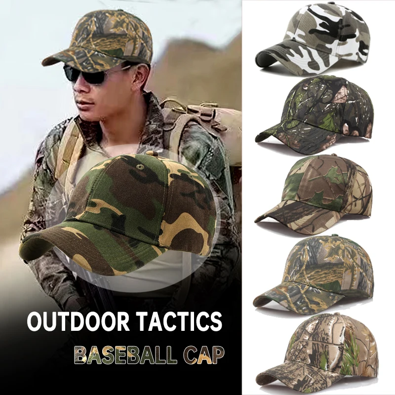 Top Trends: New Military Baseball Caps Camouflage Army Soldier Combat Hat Adjustable Summer Snapback Caps UV Protection Sun Hats Men Shoppable Styles