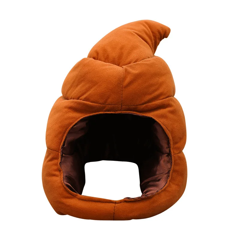 Top Trends: Poop Head Cover Cute Quirky Poop Hat Winter Warm Sand Sculpture Photo Funny Cartoon Oddball Poop Cap Funny Hat Free Shipping Shoppable Styles - Image 2