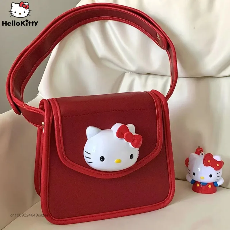 Top Trends: Sanrio Hello Kitty Retro Y2K Millennium Spice Girl Armpit Bag Punk Mini Chic Fashion Shoulder Bag Cute Cartoon Bag For Women Shoppable Styles