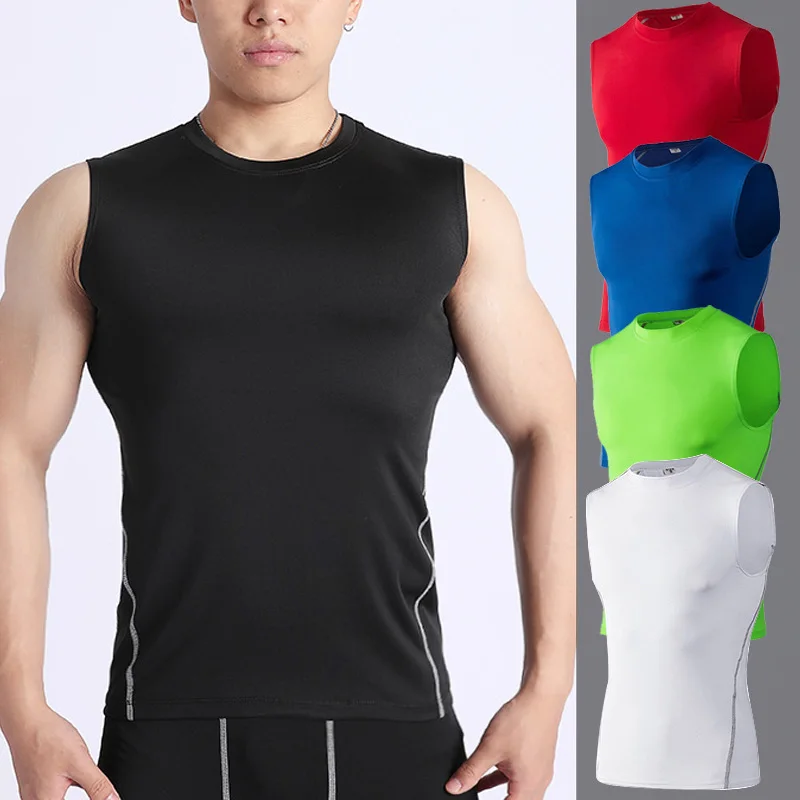 Top Trends: New Men Tank Tops Quick-Dry Fitness Mens T-shirts Sleeveless O-Neck Man Bodybuilding Muscle T Shirt For Male Tank Tops S-5XL Shoppable Styles