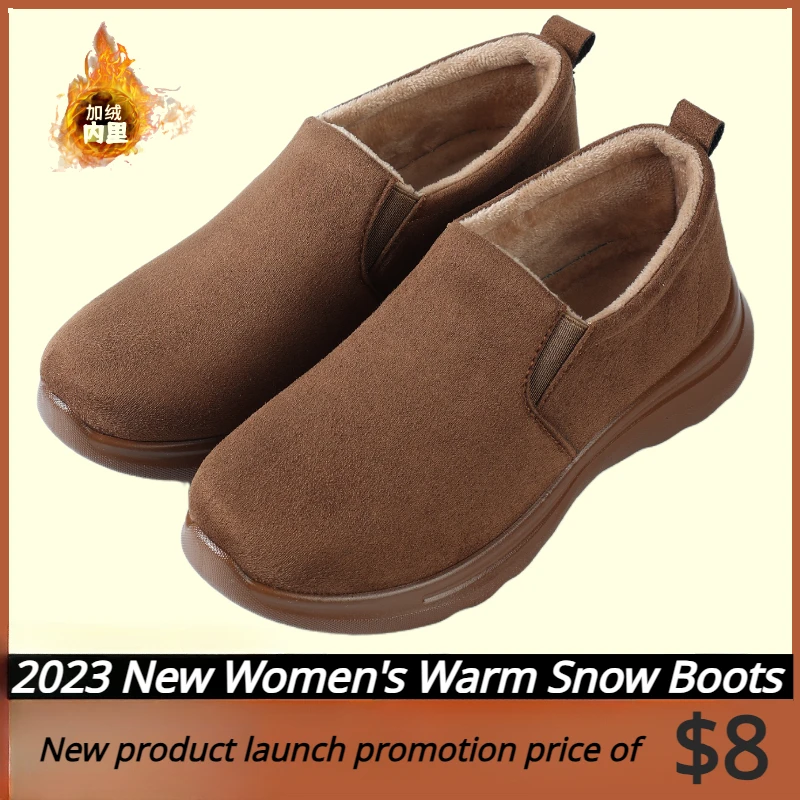 Top Trends: 2023 Women's Snow Boots Platform Boots Women's Leisure Winter Snow Ankle Boots Women's Anti Slip Plush Leather Boots Shoppable Styles