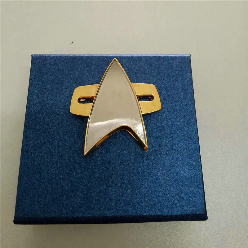 Top Trends: Star Badge Rek Pin Cosplay Voyager Communicator Badge Pin Brooch Shoppable Styles