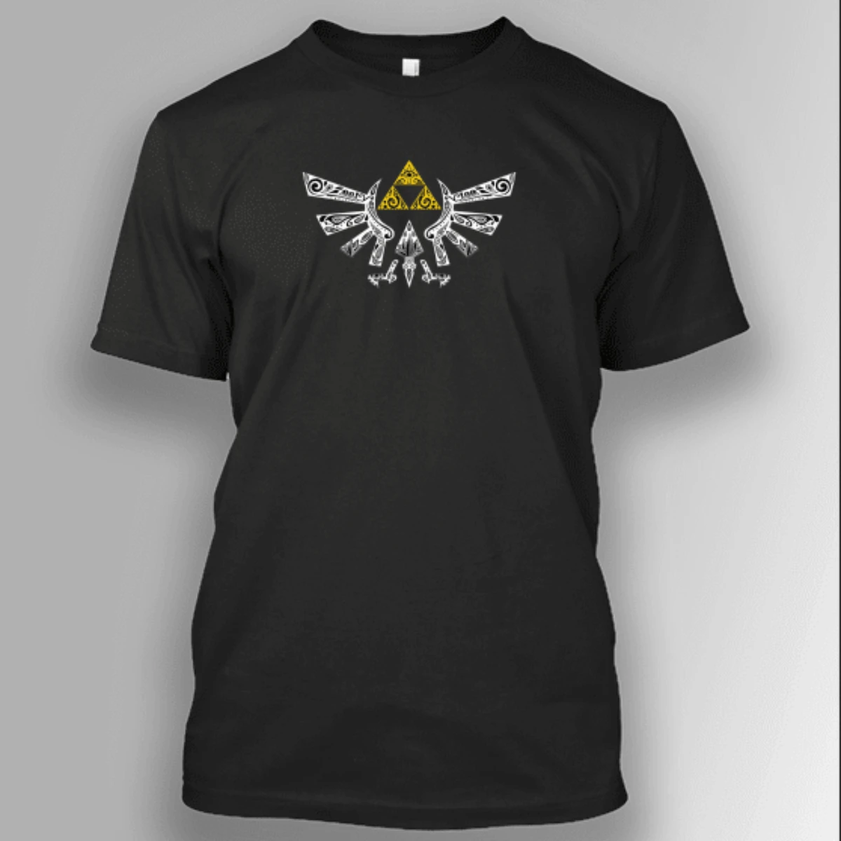 Top Trends: Zelda Classic Triforce Hyrule Crest Printed T-Shirt. Summer Cotton O-Neck Short Sleeve Mens T Shirt New S-3XL Shoppable Styles