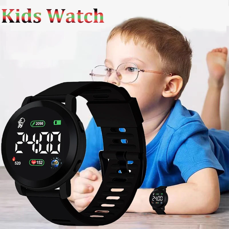 Top Trends: Kids Digital Watch For Boys Girls Electronic Clock LED Wrist Watch Fashion Waterproof Sports Student Child Simple Watches Shoppable Styles