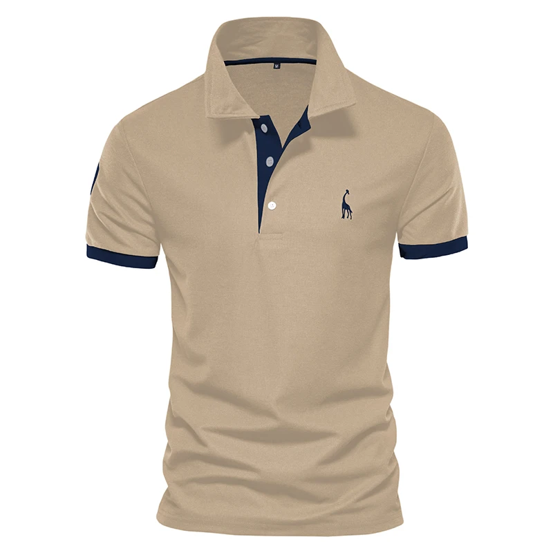 Top Trends: New 2024 Spring / Summer Leisure Sportswear Elastic Cotton Embroidered Polo Shirt XS-5XL Large Size Business Quality Men's Top Shoppable Styles - Image 2