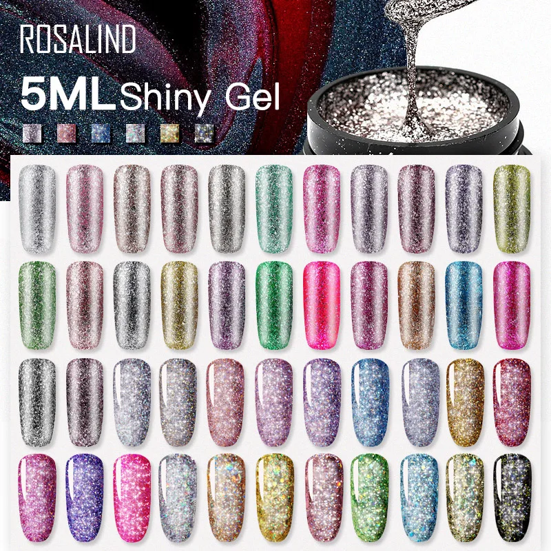 Top Trends: ROSALIND 5ML Painting Gel Nail Polish Nail Art Design Varnishes Stamping Polish Semi Permanent Gels Top Coat Manicure Lacquer Shoppable Styles