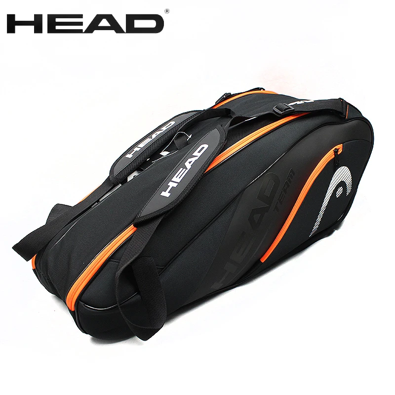 Top Trends: Original HEAD Tennis Squash Racket Backpack 6-7 Large Capacity Tennis Badminton Racket Bag Men Raquete De Tenis Padel Racket Bag Shoppable Styles