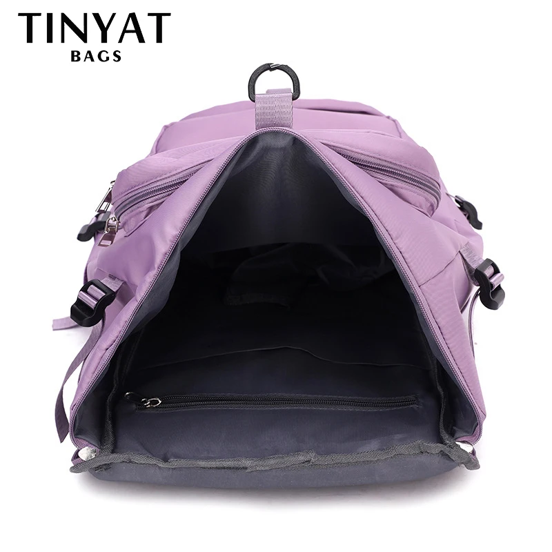 Top Trends: TINYAT Large Capacity Women's Travel Bag Casual Weekend Travel Backpack Ladies Sports Yoga Luggage Bags Multifunction Crossbody Shoppable Styles - Image 4