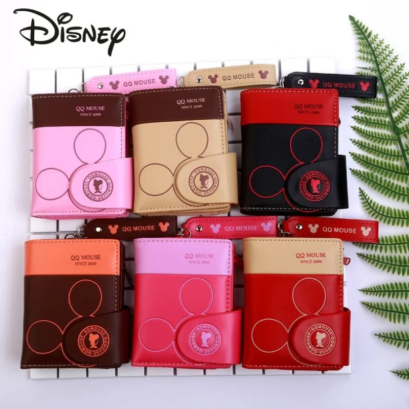 Top Trends: Disney Mickey New Women's Wallet Fashionable High Quality Multi Card Student Zero Wallet Cartoon Cute Simple Short Fold Wallet Shoppable Styles