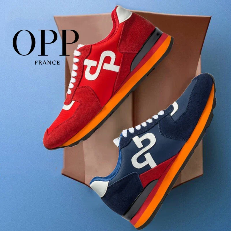 Top Trends: OPP New Shoes Men Casual Sneakers High-end 574 Genuine Leather Sports Sneakers Balance Fashion Zapatillas Hombre Luxury Men Shoppable Styles