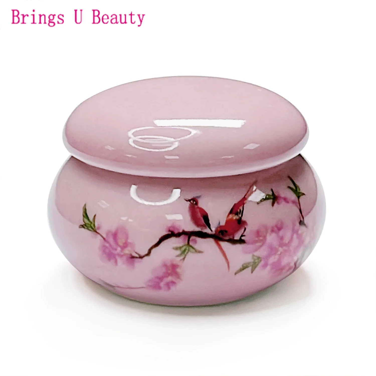 Top Trends: 1Pc Ceramics Nail Cup With Lid Acrylic Liquid Powder Ceramic Cup Nail Art Acrylic Liquid Powder Porcelain Dappen Dish Container Shoppable Styles