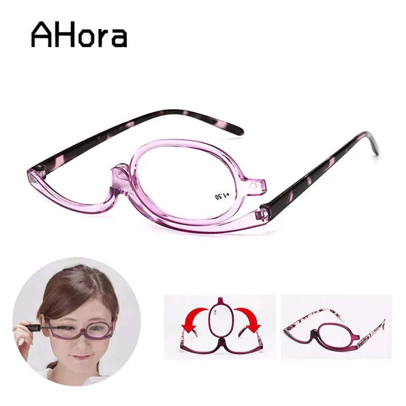 Top Trends: Ahora Ultralight Makeup Presbyopic Reading Glasses For Women Fashion Rotatable Presbyopia Eyeglasses + 1.0 + 1.5 + 2.0 + 2.5 + 3.0 Shoppable Styles