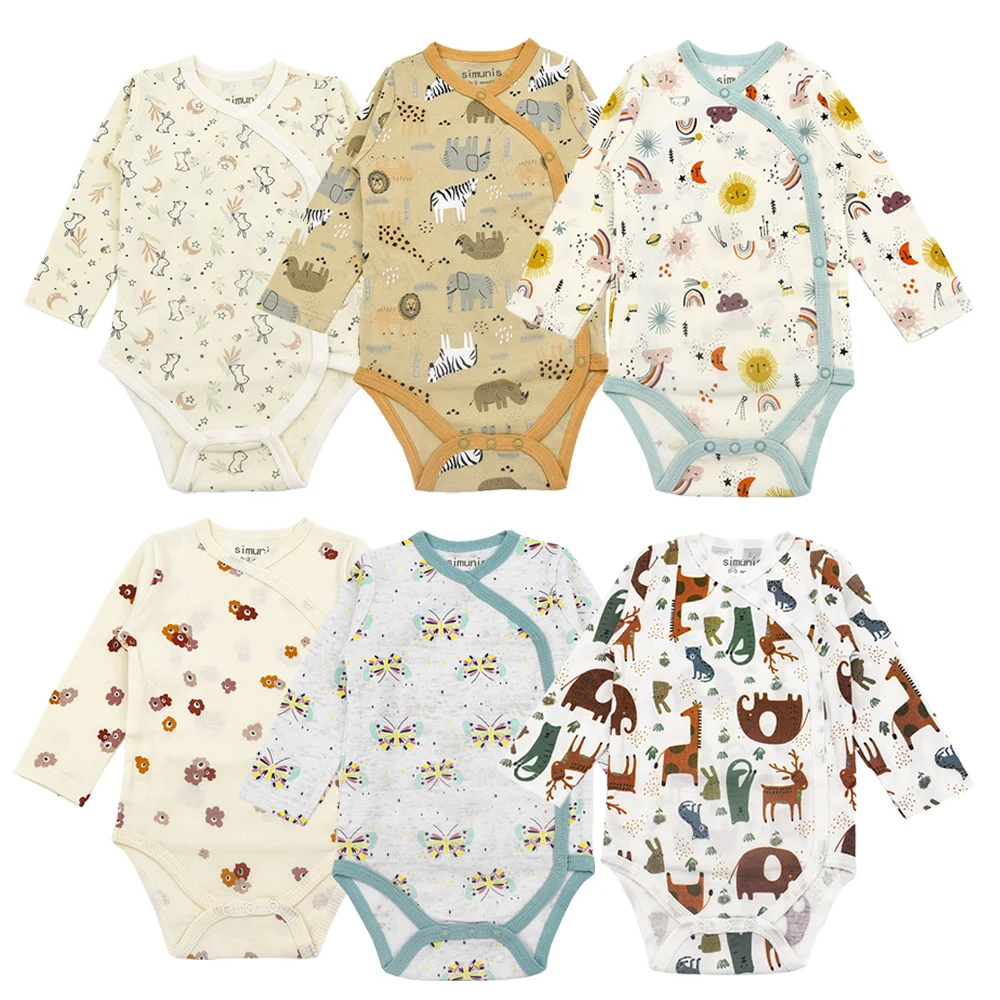 Top Trends: 0-24 Months Baby Bodysuit Long Sleeve Printed Autumn Spring Newborn Onesie Infant Boys Clothes Baby Girl Newborn Clothing Shoppable Styles