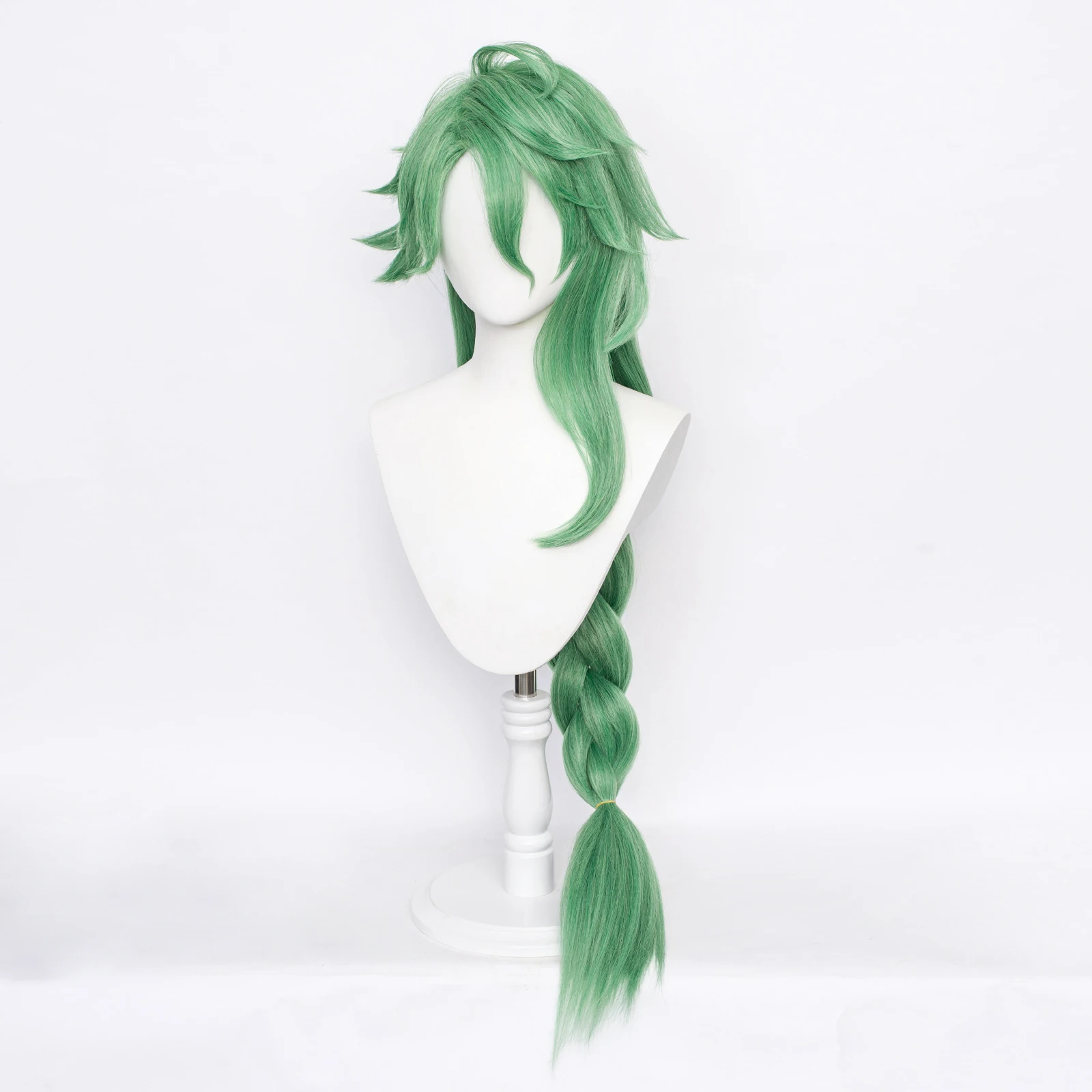 Top Trends: RANYU Genshin Impact BaiZhu Wig Long Synthetic Green Game Anime Cosplay Wig Heat Resistant For Party Shoppable Styles - Image 3