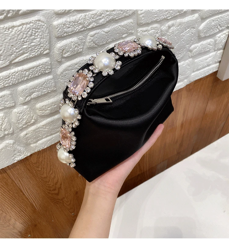 Top Trends: Handbag Luxury Shiny Crystal Purses Designer Rhinestones Clutch Purse Bag For Women Handle Bag Women's Bag Purse Eveing Shoppable Styles