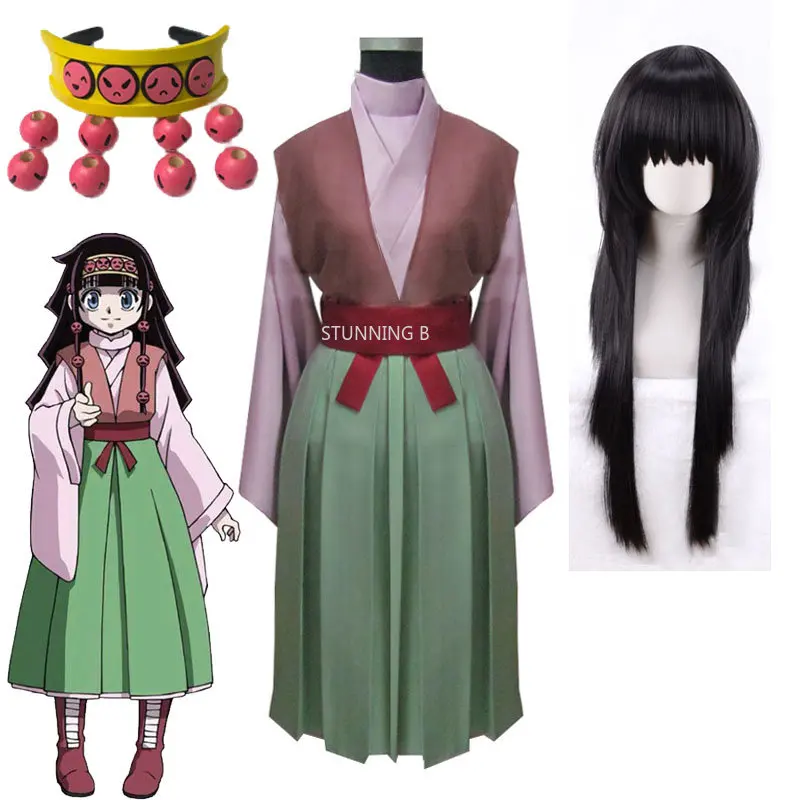 Top Trends: Alluka Zoldyck Cosplay Costumes Anime HUNTER×HUNTER Dress Halloween Costumes For Women Vestido Role Play Clothing Suit Uniform Shoppable Styles