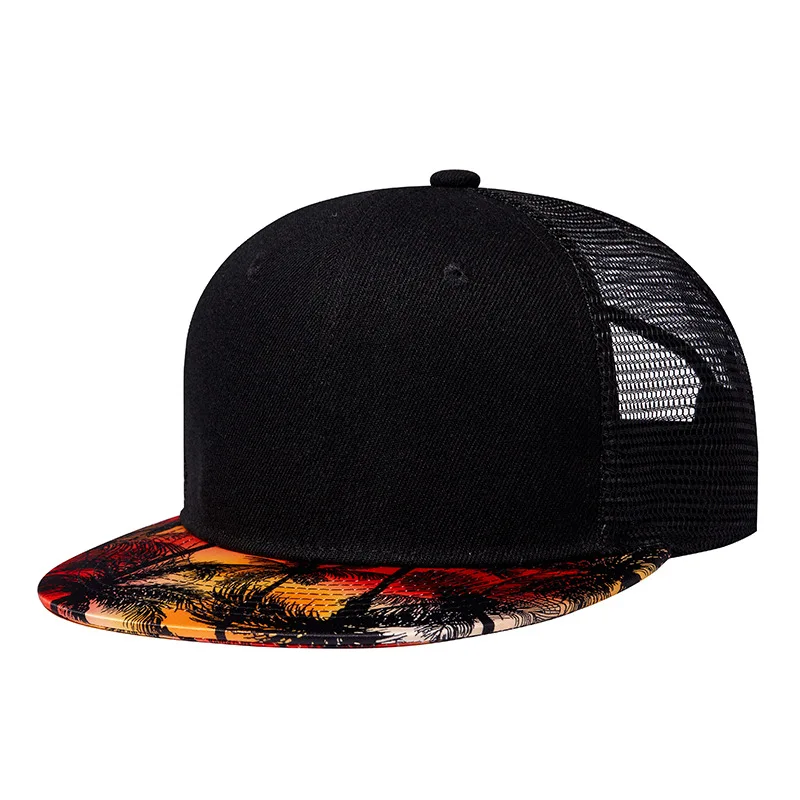 Top Trends: 2022 New Hip Hop Net Hat Red Coconut Flat Brim Hat Summer Hat Shoppable Styles