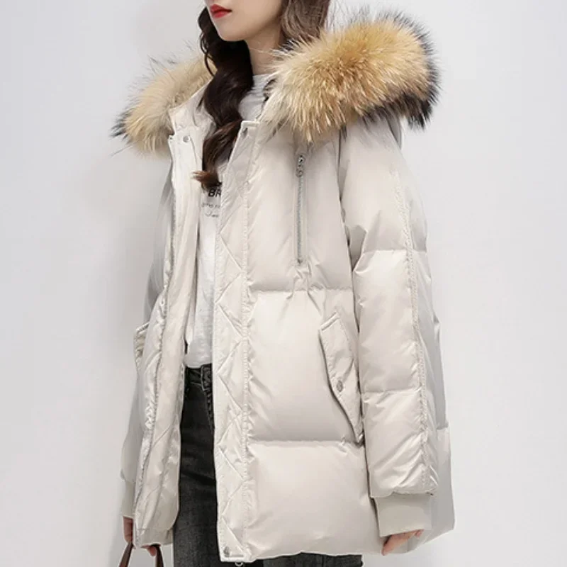 Top Trends: 2021 New Style Oversized Down Padded Jacket Women&#039;s Winter Short And Small Loose Padded Jacket Korean Style Padded Jacket Shoppable Styles