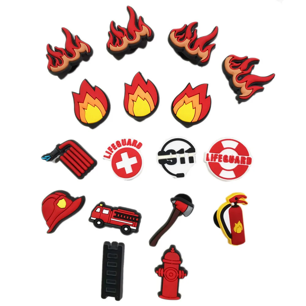 Top Trends: Shoe Charms Decorations Fits For Crocs Accessories Fireman Pins Buckle Boys Girls Kids Women Teens Christmas Gifts Party Favors Shoppable Styles