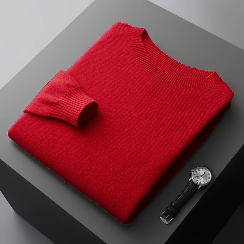 Top Trends: Autumn And Winter New Cashmere Men's Semi-Turtleneck Wool Knitted Bottoming Shirt Sweater Thickened And Warm Shoppable Styles