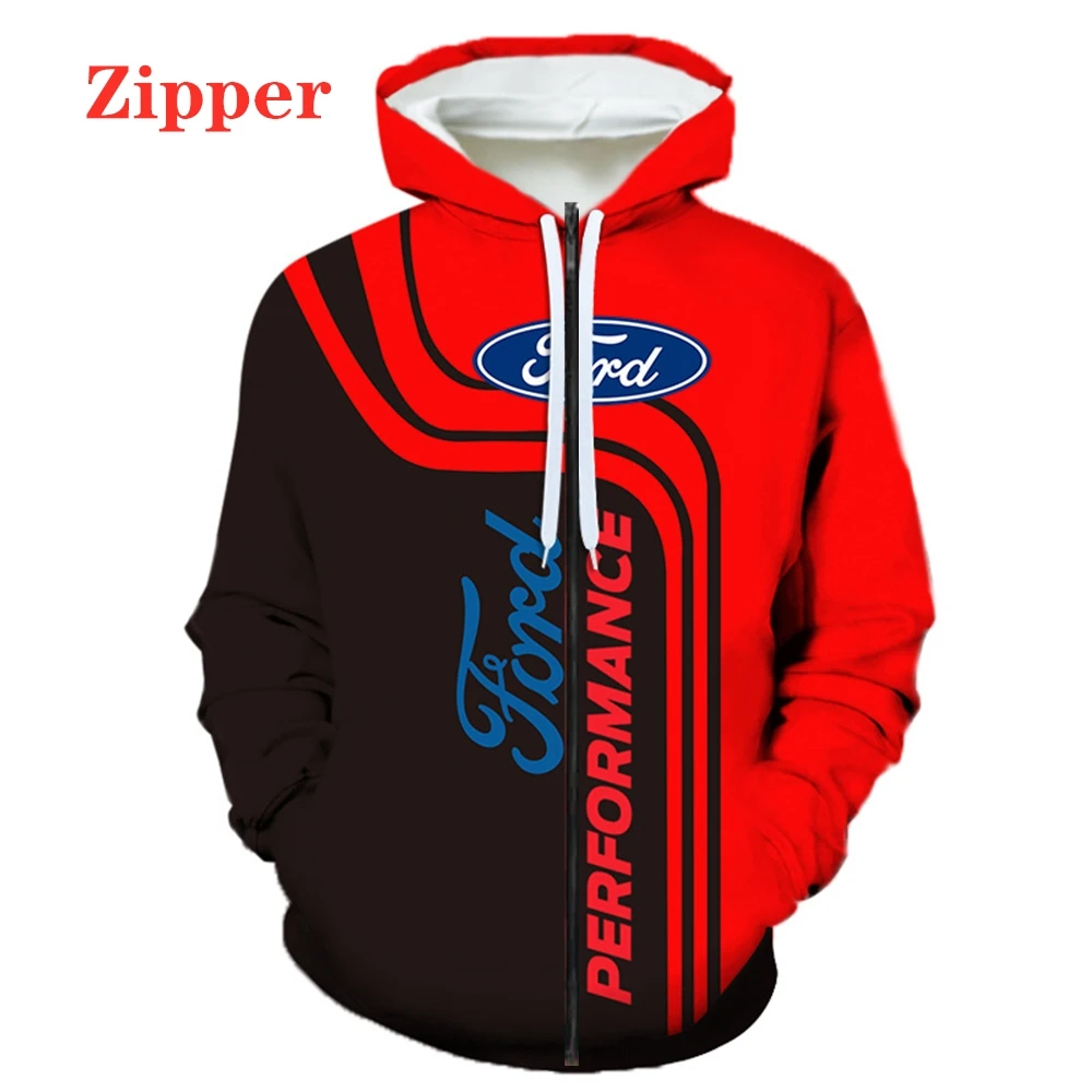 Top Trends: 2023 Hoodie Masculino Ford Logotipo Do Carro 3d Impressão Digital Hoodie Pulôver Hip-hop Harajuku Moletom Motor Fora De Estrada Shoppable Styles - Image 5