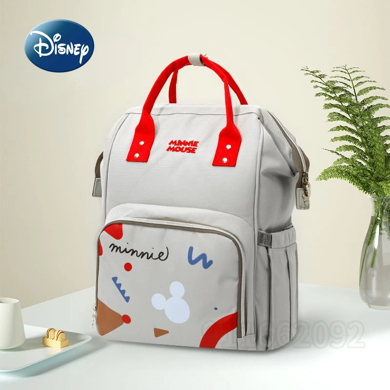 Top Trends: Disney Mickey&#039;s New Diaper Bag Backpack Luxury Brand Baby Diaper Bag Cartoon Cute Fashion Baby Bag Large Capacity Mommy Bag Shoppable Styles