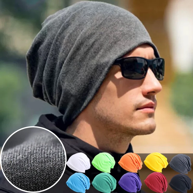 Top Trends: Winter Bonnet Hat For Men&#039;s Women Fashion Warm Solid Color Skullies Beanies Slouchy Beanie Hats Turban Hats Hip Hop Velvet Caps Shoppable Styles