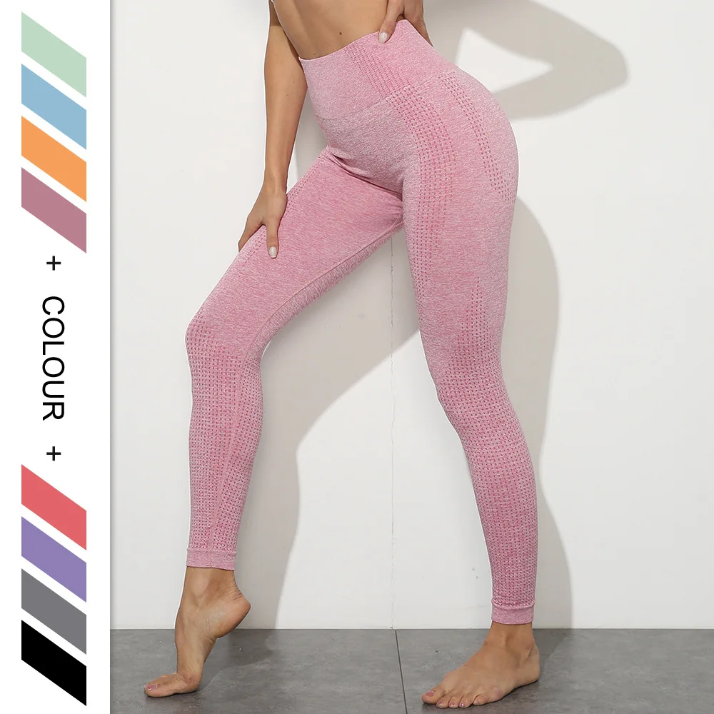 Top Trends: 20 Colors Vital High Waist Seamless Yoga Leggings Women Workout Running Sport Pants Push Up Hip Fitness Gym Leggings Tights Shoppable Styles