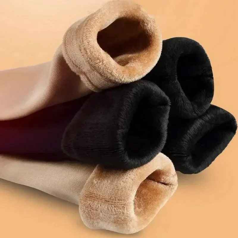 Top Trends: New Women Winter Thicken Warm Short Socks Thermal Cashmere Wool Socks Nylon Snow Velvet Boots Home Floor Calcetines Mujer Shoppable Styles - Image 5