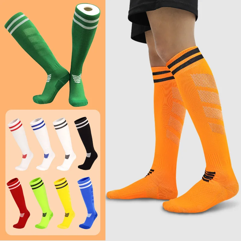 Top Trends: Adult Youth Kids Professional Soccer Socks Football Club Breathable Knee High Training Long Stocking Sports Sock For Boys Girls Shoppable Styles