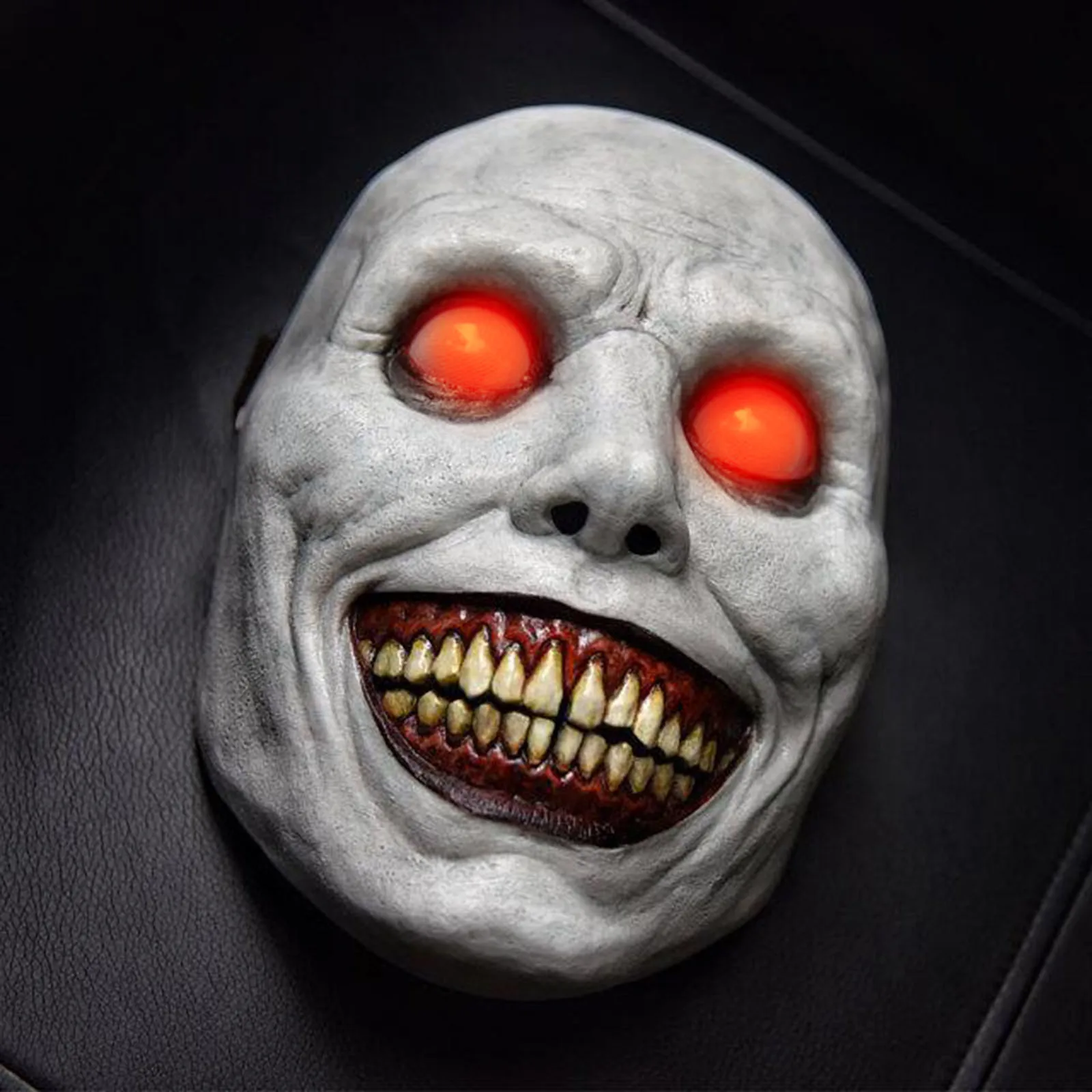 Top Trends: Creepy Halloween Mask Smiling Demons Horror Face Masks The Evil Cosplay Props Party Masquerade Halloween Mask Clothing Accessor Shoppable Styles