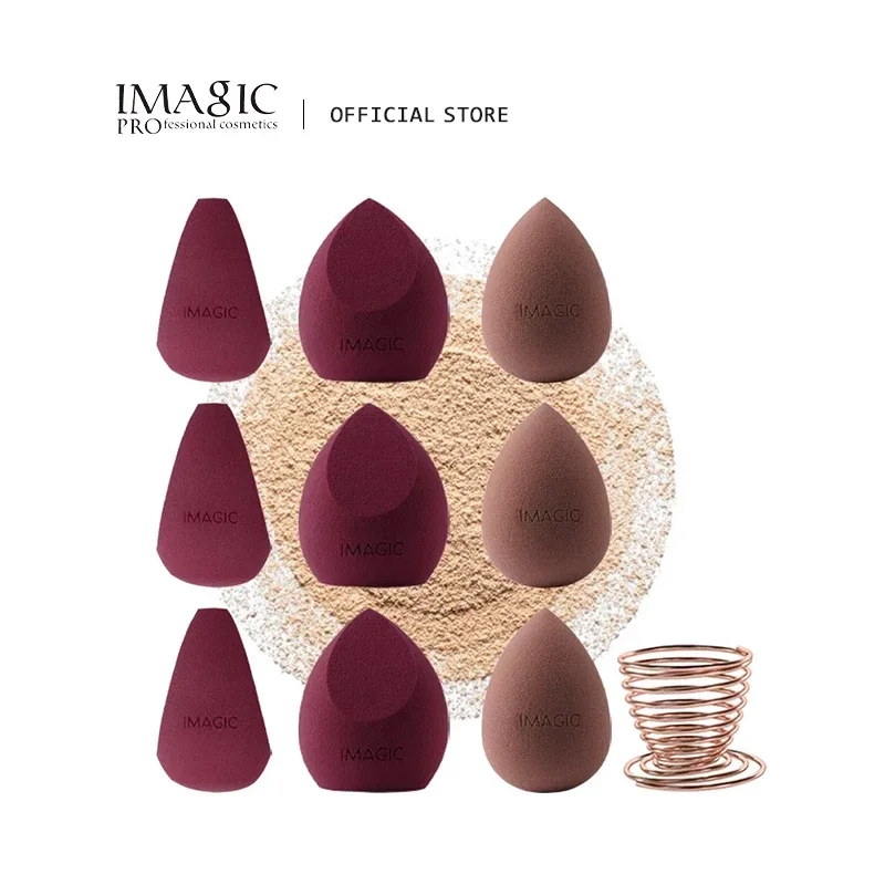 Top Trends: IMAGIC 10 Pcs Makeup Sponge Wet And Dry Puff Professional Soft Makeup Puff Sponge Ultra-high Quality Bigger Combination Packages Shoppable Styles