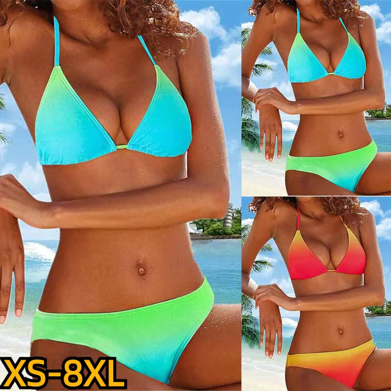 Top Trends: New Design Printing Swimwear Summer Swimsuit Two Piece Set Female Sexy Beachwear Women Swim Suit Vintage Bathing Suit Bikini Shoppable Styles