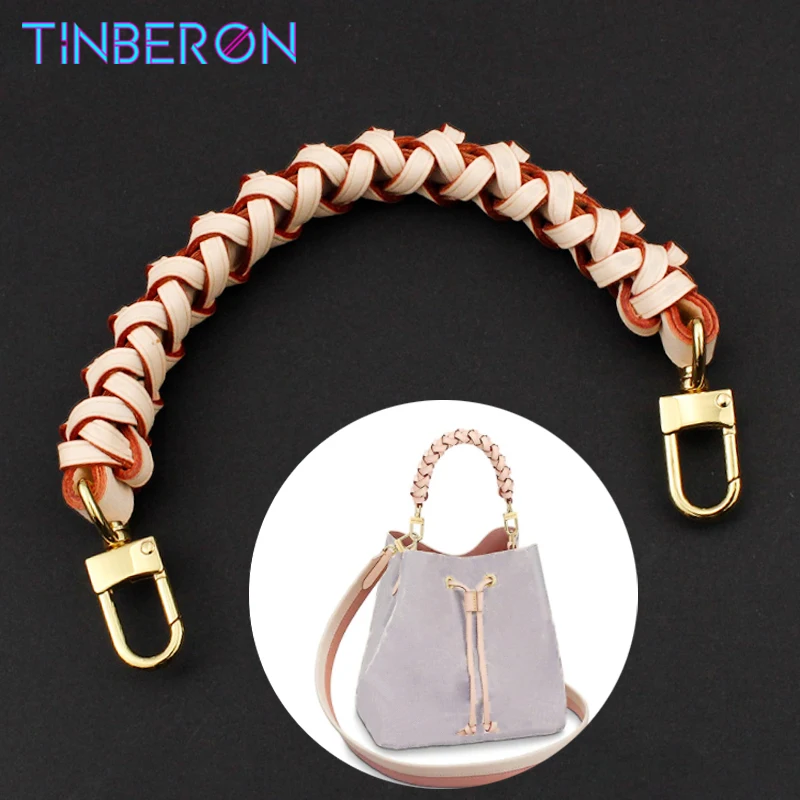 Top Trends: Bucket Bag Thick Wrist Strap Fashion Weave Handbag Strap Shoulder Removable Bag Accessories High Quality Weave Short Bag Straps Shoppable Styles