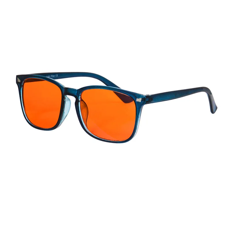 Top Trends: Men’s Glasses Blue Light Blocking Computer Glasses Orange Yellow Clear Lenses Glasses Light Blue Eyeglasses 3 Blocking Rate Shoppable Styles