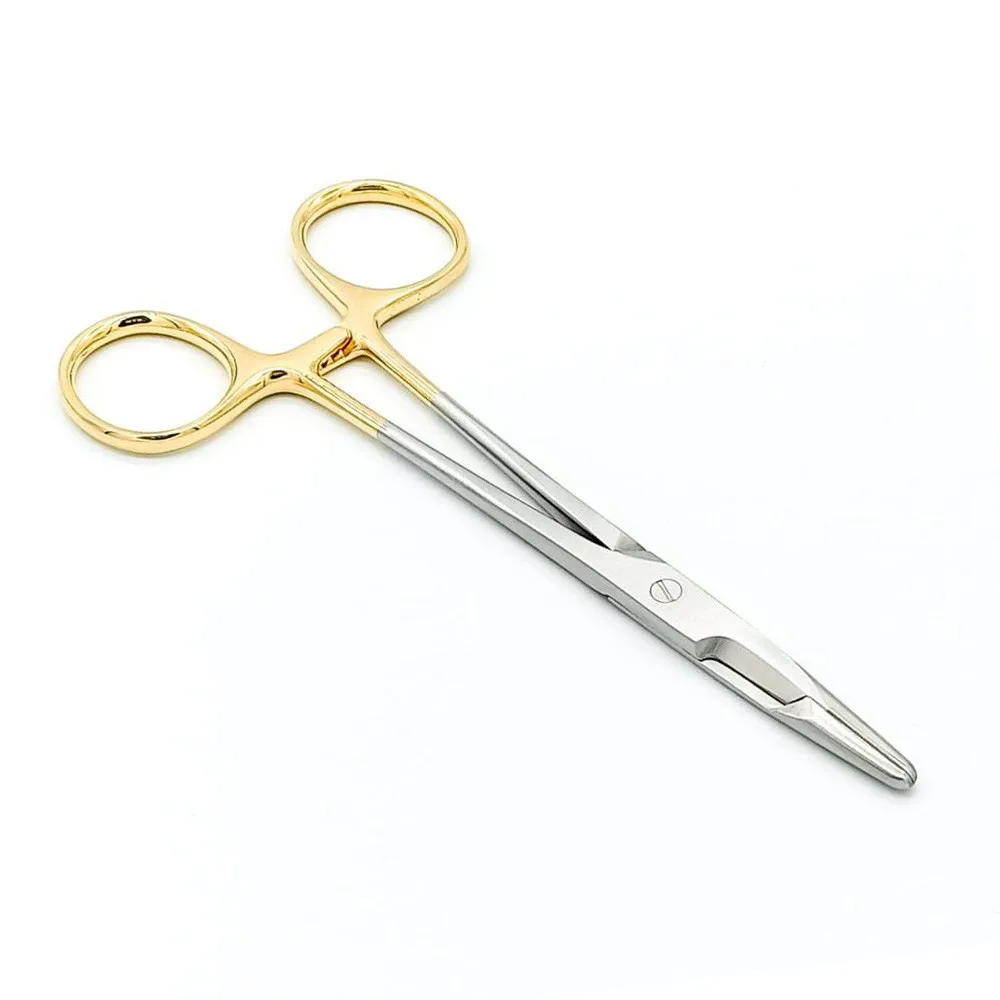 Top Trends: 12.5cm 14cm German Reusable TC Olsen-Hegar Needle Holder Suture Scissors Veterinary Orthopedic Implants Fishing Forceps Surgical Shoppable Styles