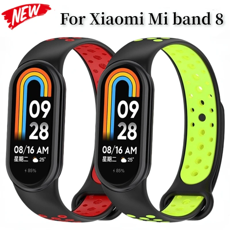 Top Trends: Silicone Strap For Xiaomi Mi Band 8 Soft Sport Smatr Watch Accessory Bracelet Wristband For Mi Band 8 Belt Correa Replacement Shoppable Styles