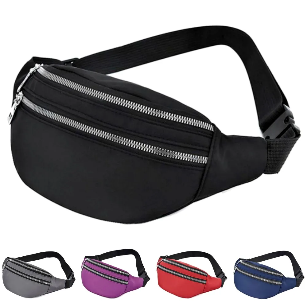 Top Trends: Fashion Fanny Pack Travel Shoulder Purse Belt Bag Women Waist Bag Men Belt Pouch Female Banana Bag Waterproof Phone Bag For Girl Shoppable Styles