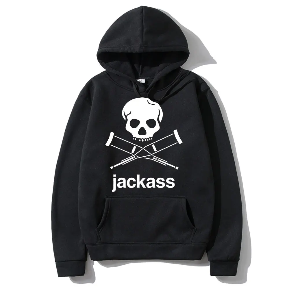 Top Trends: Jackass Logo Graphic Printed Black Hoodie Streetwear Men&#039;s Oversized Casual Sweatshirt Fashion Men Women Vintage Loose Hoodies Shoppable Styles