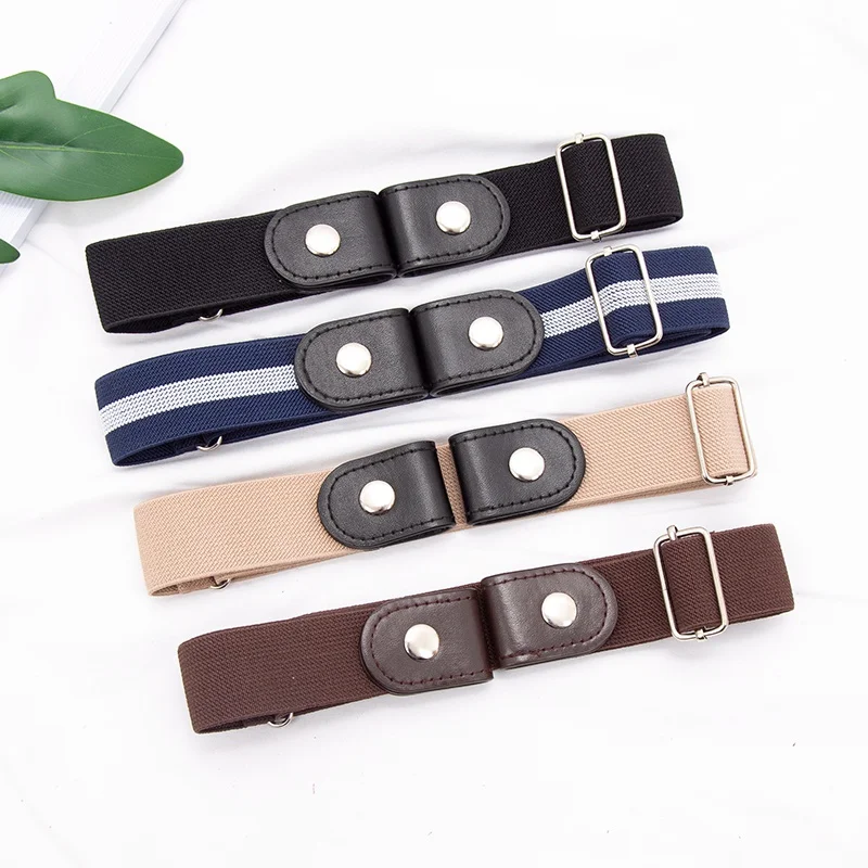 Top Trends: New Adjustable Belts For Women Buckle-Free Waist Jeans Pants No Buckle Stretch Elastic Waist Men Canvas Belt Lazy Invisible Belt Shoppable Styles