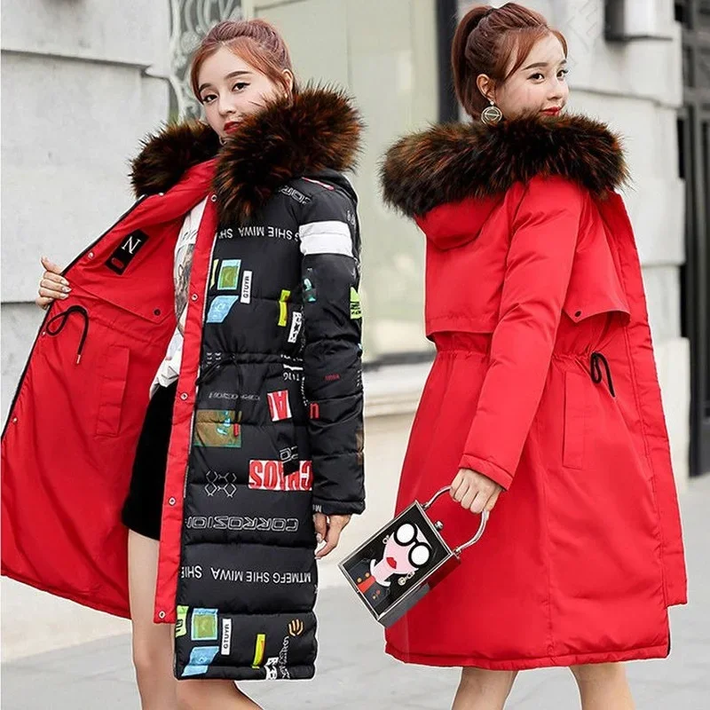 Top Trends: Women&#039;s Winter Coat Parka Hooded Long Padded Jacket Reversible Jacket Warmth Wholesale Plus Size Slim Fit Fashion Shoppable Styles