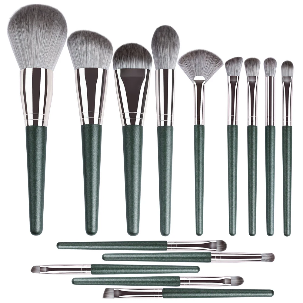 Top Trends: 13 / 14pcs Makeup Brushes Set Eyeliner Shadow Eyebrow Brush Cosmetic Foundation Blush Powder Professional Beauty Cosmetic Tools Shoppable Styles