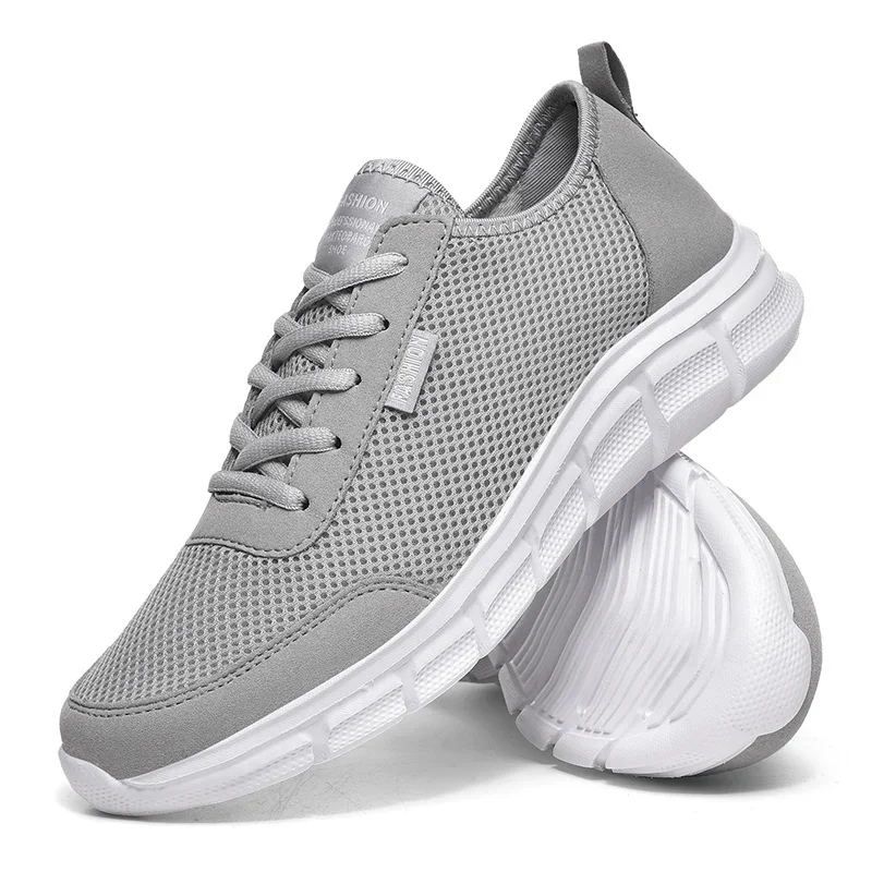 Top Trends: Best-selling Lightweight Fashion Running Shoes Men's Breathable Walking Jogging All Seasons All-match Mesh Training Shoes 39-48 Shoppable Styles - Image 4