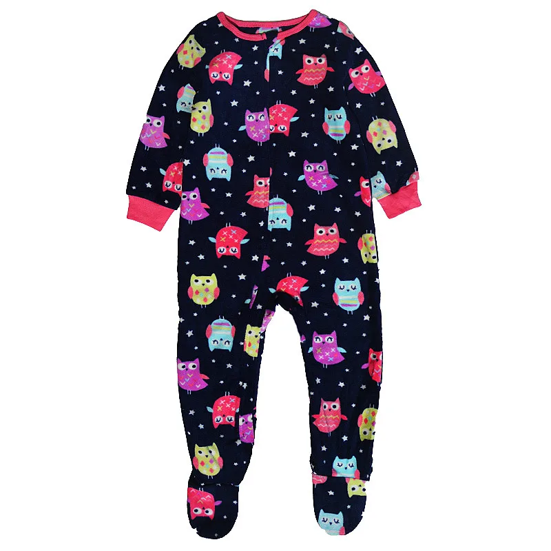 Top Trends: Autumn And Winter Children's Smooth Fleece Hanie Men And Girls Pajamas Baby Ridiculous Clothes To Increase The Code Package Feet Shoppable Styles