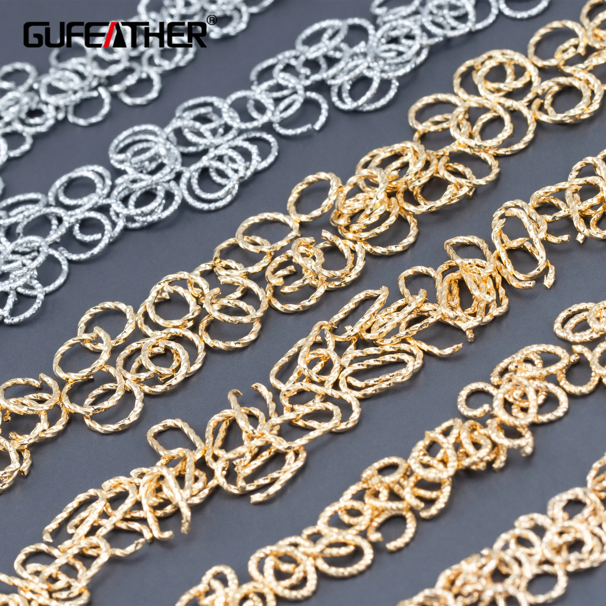 Top Trends: GUFEATHER M603, jewelry Accessories, connector, 18k Gold Plated, rhodium Plated, pass REACH, nickel Free, jump Ring, jewelry Making Shoppable Styles