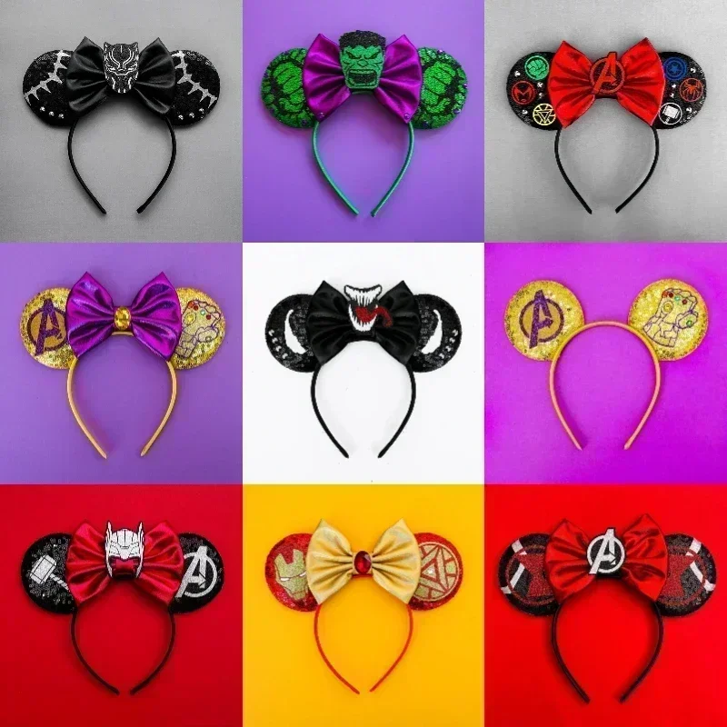 Top Trends: Disney Marvel Star Wars Ear Headbands For Adults Grogu Master Yoda Ears Hairbands Women Bow Hair Accessories Girls Kids Headwear Shoppable Styles - Image 5