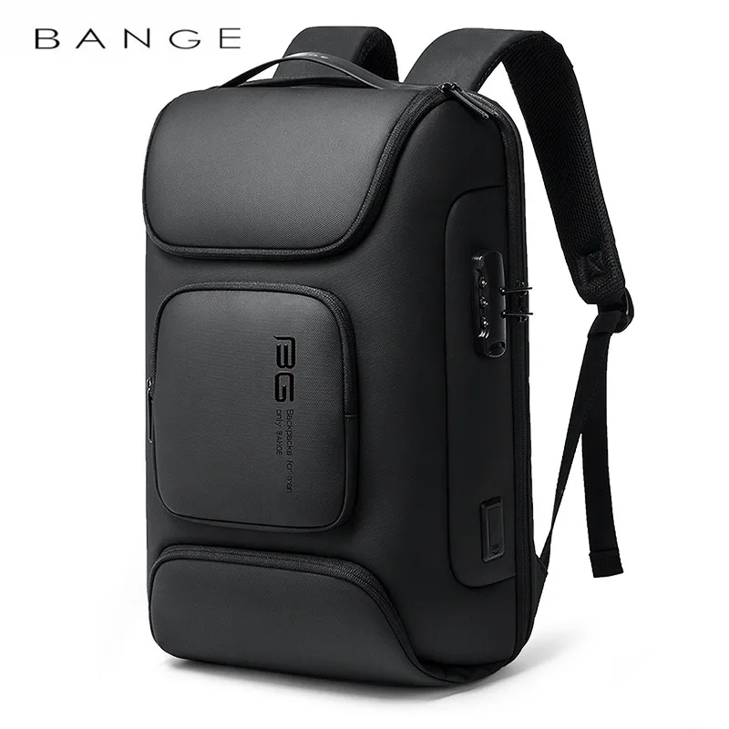 Top Trends: BANGE Fashion Anti-theft New Style Big Capacity USB Charging Backpack Water-resistant Oxford Casual Travel Bag For Male Mochila Shoppable Styles