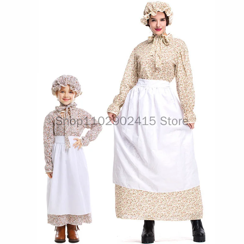 Top Trends: Fairy Tale Little Red Riding Hood Wolf Grandmother Costumes Cosplay Girls Woman Halloween Party Stage Pastoral Farm Fancy Dress Shoppable Styles