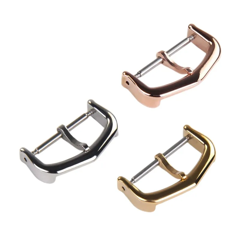 Top Trends: 12mm 14mm 16mm 18mm 316L Stainless Steel Watch Buckle For Cartier Watch Replacement Clasp Gold Silver Rose Shoppable Styles